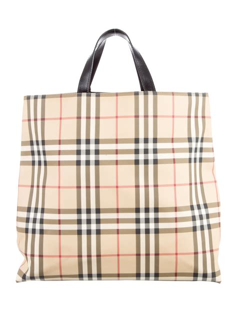 burberry nova check tote fake